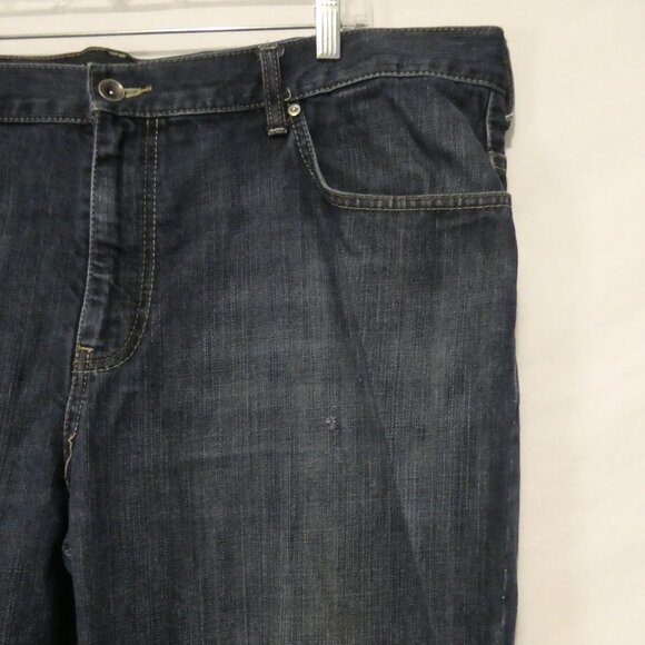 OLD NAVY - Loose | size 42 x 30 | Dark Wash Straight Leg Jeans - Picture 5 of 16